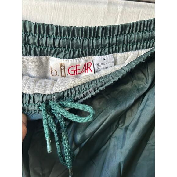 Vintage lined nylon track pants size medium Bi Gear zip pockets lightweight - Picture 4 of 12